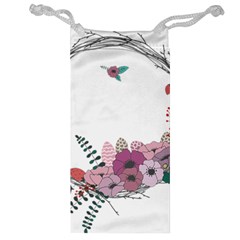 Flowers Twig Corolla Wreath Lease Jewelry Bag by Nexatart