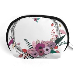 Flowers Twig Corolla Wreath Lease Accessory Pouches (medium)  by Nexatart