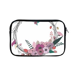 Flowers Twig Corolla Wreath Lease Apple Macbook Pro 13  Zipper Case by Nexatart