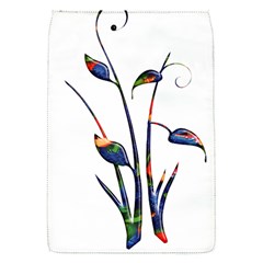 Flora Abstract Scrolls Batik Design Flap Covers (s)  by Nexatart