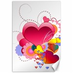 Heart Red Love Valentine S Day Canvas 12  x 18   11.88 x17.36  Canvas - 1