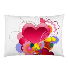 Heart Red Love Valentine S Day Pillow Case