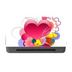 Heart Red Love Valentine S Day Memory Card Reader with CF