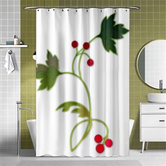 Element Tag Green Nature Shower Curtain 48  X 72  (small)  by Nexatart