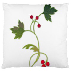 Element Tag Green Nature Large Cushion Case (one Side) by Nexatart