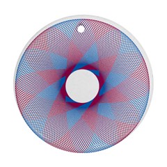 Spirograph Pattern Drawing Design Ornament (round) by Nexatart