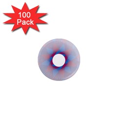 Spirograph Pattern Drawing Design 1  Mini Magnets (100 Pack)  by Nexatart