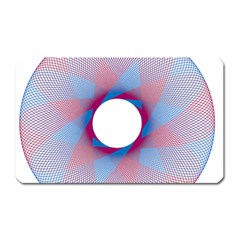 Spirograph Pattern Drawing Design Magnet (rectangular) by Nexatart