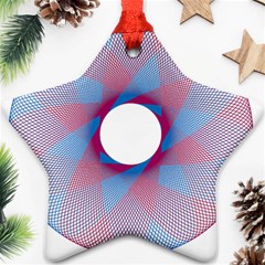 Spirograph Pattern Drawing Design Star Ornament (two Sides) by Nexatart