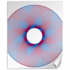 Spirograph Pattern Drawing Design Canvas 16  X 20   by Nexatart