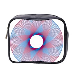 Spirograph Pattern Drawing Design Mini Toiletries Bag 2-side by Nexatart