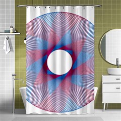 Spirograph Pattern Drawing Design Shower Curtain 48  X 72  (small)  by Nexatart