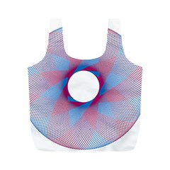 Spirograph Pattern Drawing Design Full Print Recycle Bags (m)  by Nexatart