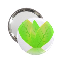 Leaves Green Nature Reflection 2 25  Handbag Mirrors by Nexatart