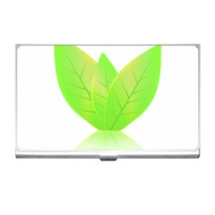 Leaves Green Nature Reflection Business Card Holders by Nexatart