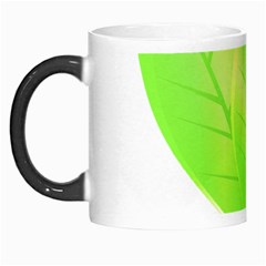 Leaves Green Nature Reflection Morph Mugs by Nexatart