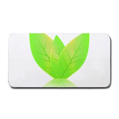 Leaves Green Nature Reflection Medium Bar Mats by Nexatart