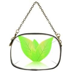 Leaves Green Nature Reflection Chain Purses (One Side) 