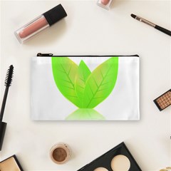 Leaves Green Nature Reflection Cosmetic Bag (Small) 