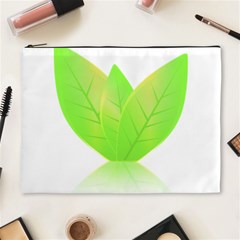 Leaves Green Nature Reflection Cosmetic Bag (XL)