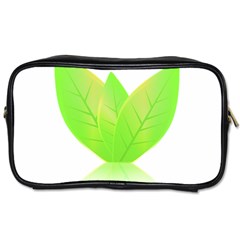 Leaves Green Nature Reflection Toiletries Bags