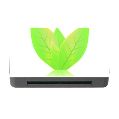 Leaves Green Nature Reflection Memory Card Reader with CF