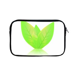 Leaves Green Nature Reflection Apple MacBook Pro 13  Zipper Case