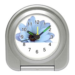 Daisy Flower Floral Plant Summer Travel Alarm Clocks by Nexatart