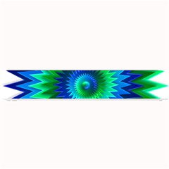 Star 3d Gradient Blue Green Small Bar Mats