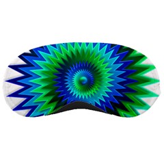 Star 3d Gradient Blue Green Sleeping Masks by Nexatart