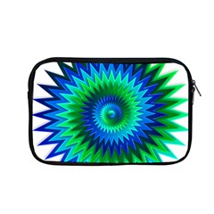 Star 3d Gradient Blue Green Apple MacBook Pro 13  Zipper Case