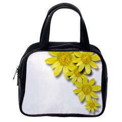 Flowers Spring Yellow Spring Onion Classic Handbags (one Side) by Nexatart