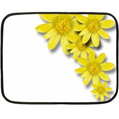 Flowers Spring Yellow Spring Onion Fleece Blanket (mini) by Nexatart