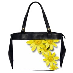 Flowers Spring Yellow Spring Onion Office Handbags (2 Sides)  by Nexatart