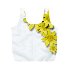 Flowers Spring Yellow Spring Onion Full Print Recycle Bags (m)  by Nexatart