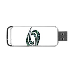 Scroll Retro Design Texture Portable Usb Flash (one Side) by Nexatart