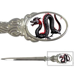 Dragon Black Red China Asian 3d Letter Openers by Nexatart