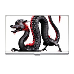 Dragon Black Red China Asian 3d Business Card Holders by Nexatart