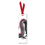 Dragon Black Red China Asian 3d Small Book Marks Front