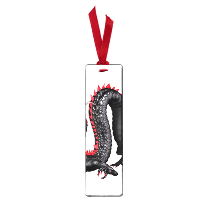 Dragon Black Red China Asian 3d Small Book Marks