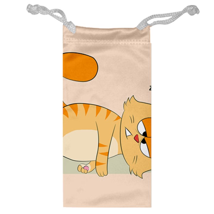 Even Cat Hates Monday Jewelry Bag