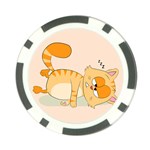 Even Cat Hates Monday Poker Chip Card Guard (10 pack) Back