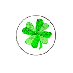 St Patricks Day Shamrock Green Hat Clip Ball Marker by Nexatart