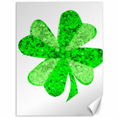 St Patricks Day Shamrock Green Canvas 36  X 48   by Nexatart