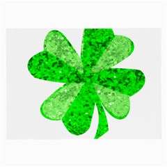 St Patricks Day Shamrock Green Large Glasses Cloth by Nexatart