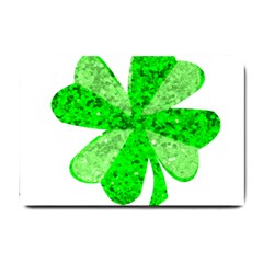 St Patricks Day Shamrock Green Small Doormat  by Nexatart