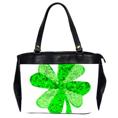 St Patricks Day Shamrock Green Office Handbags (2 Sides)  by Nexatart