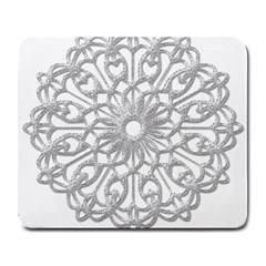 Scrapbook Side Lace Tag Element Large Mousepads by Nexatart