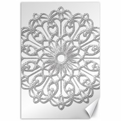 Scrapbook Side Lace Tag Element Canvas 20  X 30   by Nexatart