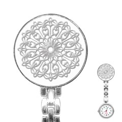 Scrapbook Side Lace Tag Element Stainless Steel Nurses Watch by Nexatart